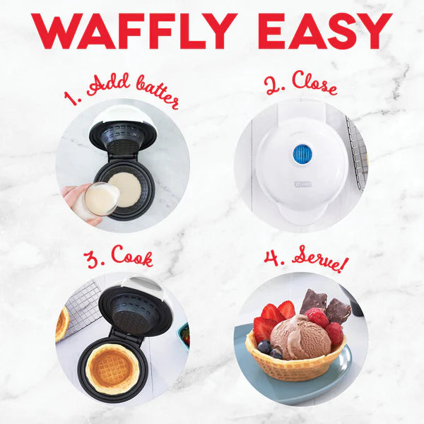 Mini Waffle Bowl Maker – Just Betty